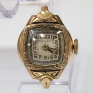 Vintage Antique Normandy Women Watch Art Deco 21mm Swiss Mechanical Parts/Repair